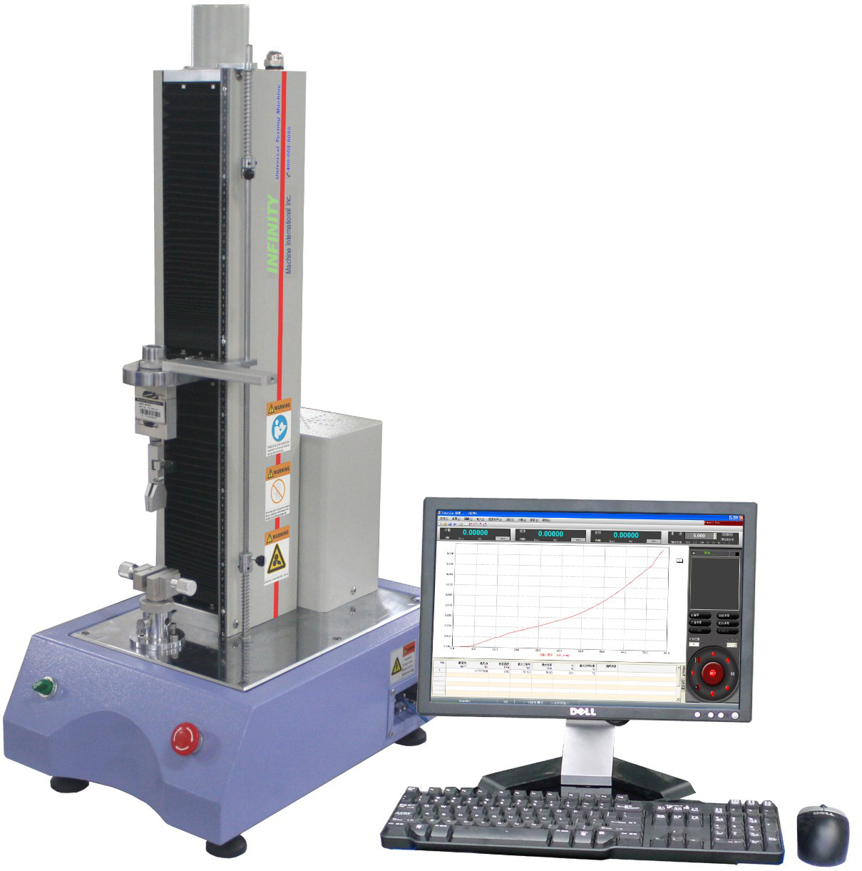Máy thử nghiệm điện tử phổ quát hiệu suất cao cho băng dán AC220 V 5A 450mm 650mm tùy chọn