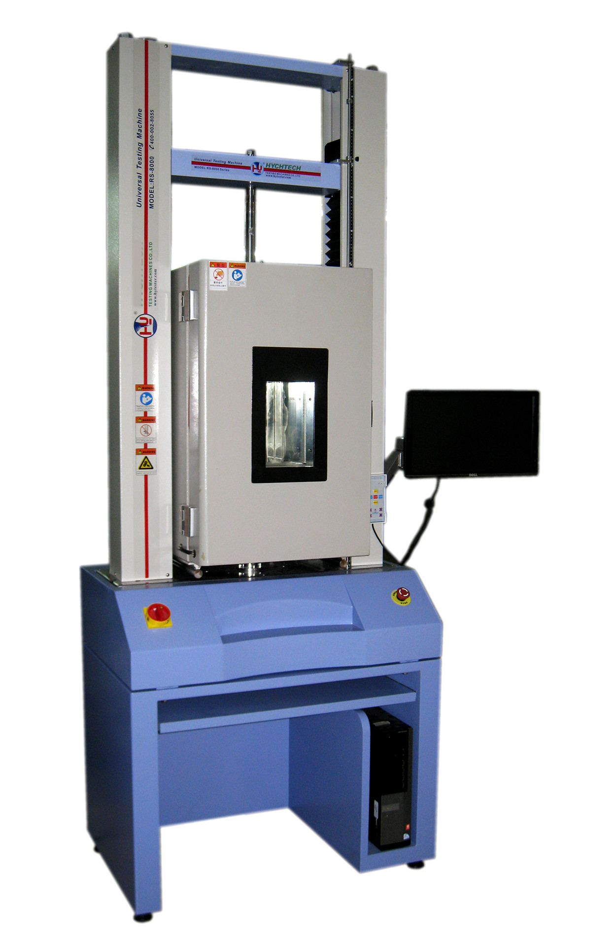 Máy kiểm tra độ kéo ở nhiệt độ cao và thấp trong UTM 20KN đến 50KN Capacity RS-8000GDW