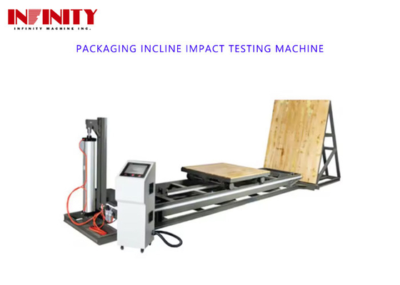 Phạm vi tốc độ va chạm 1.305-3.78 M/s Máy thử bao bì với kích thước tấm va chạm W1600 × H1600 mm
