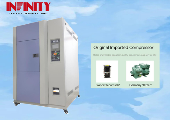 Phòng thử tác động nóng và lạnh với máy nén Bitzer nửa nhỏ gọn