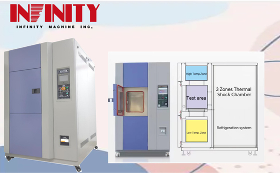 80L GB/T2423.22-1989 Kiểm tra thay đổi nhiệt độ -65°C+150°C Phòng thử sốc nhiệt Điện tử