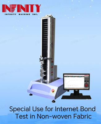 100N giá trị lực Capacity Servo Control/Nonwoven Fabric Internal Bond Testing với độ chính xác tốc độ ±0,5%