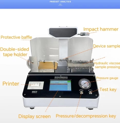 3.2in màn hình LCD Máy thử nghiệm phổ quát 70KG Capacity Sample Holding Force 0-400N Adjustable