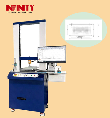 Máy thử đẩy và kéo cho vật liệu 1167x700x1770mm Kích thước máy chủ 500Kg Capacity Force Value Sensor