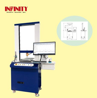 Máy thử đẩy và kéo AC220V 5A 50Hz cho tốc độ thử nghiệm 0-1000mm/min