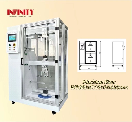 Máy kiểm tra kéo dây tai nghe với 2 trạm thử nghiệm khe và nguồn AC 220V 3A