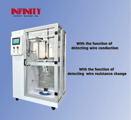 Các sản phẩm điện tử nhỏ sạc cáp điện 45 ° xoay thử nghiệm tuổi thọ