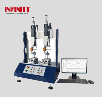 Máy thử lực lắc hai trạm với độ chính xác giá trị lực ± 0,3% và tốc độ thử nghiệm 0,1-1200mm / phút