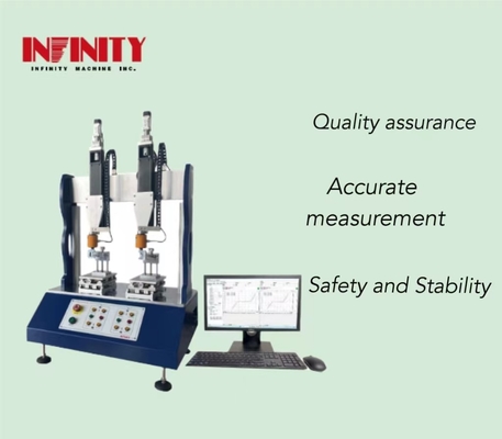 0.5KN Force Value Sensor Capacity Máy thử lực lắc hai trạm với độ chính xác ±0,3%