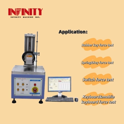 Tốc độ thử nghiệm 0~200mm/min Máy thử nút bàn phím