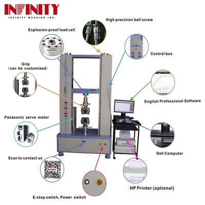 Máy kiểm tra độ kéo toàn cầu 100Kn 200Kn 300Kn