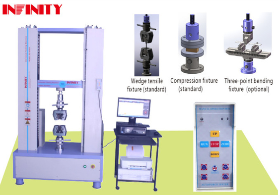 Máy kiểm tra độ kéo phổ quát được điều khiển bằng servo chính xác cao Độ chính xác tải ± 0,25% Đơn vị có thể chuyển đổi sang N