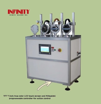 Máy thử nghiệm tuổi thọ xoắn của tai nghe chính xác cao chạy bằng động cơ AC servo cho thử nghiệm bền