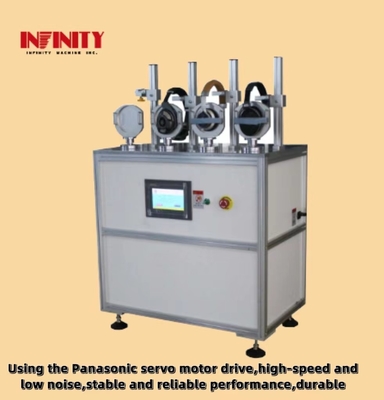Máy thử nghiệm tuổi thọ xoắn của tai nghe chính xác cao chạy bằng động cơ AC servo cho thử nghiệm bền