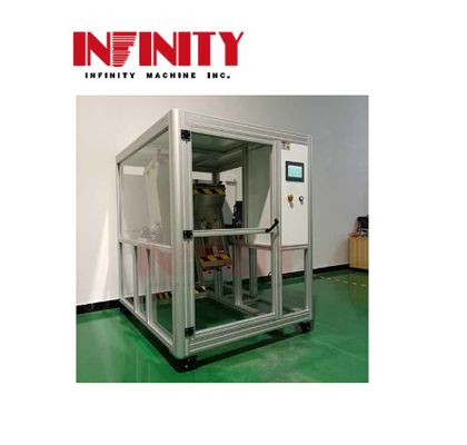 IEC 60068-2-32 Thiết bị kiểm tra ngã cho thử nghiệm ngã lăn với điều khiển bảng điều khiển cảm ứng AC220V 50Hz 5A