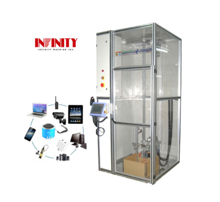 Máy thử nghiệm thả rơi điện thoại thông minh, Máy thử nghiệm rơi tự do điện thoại di động IEC 60068-2-31 IEC 60068-2-32