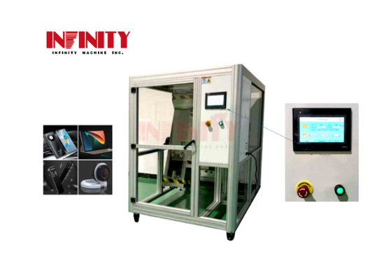 IEC 60068-2-32 Thiết bị kiểm tra ngã cho thử nghiệm ngã lăn với điều khiển bảng điều khiển cảm ứng AC220V 50Hz 5A