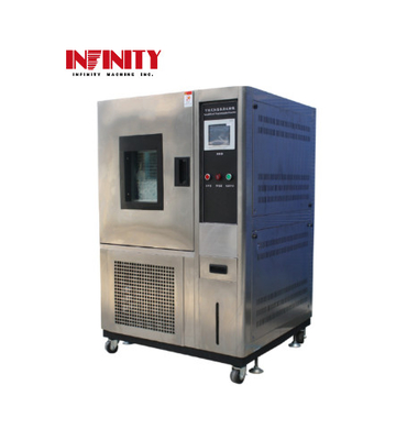 Phòng thử nghiệm môi trường 100L cho thử nghiệm độ ẩm nhiệt độ IEC68-2-2 20% RH đến 98% RH Trong màu xám xanh dương