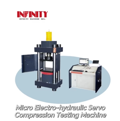 Máy thử nghiệm nén piston đường kính φ250mm Máy thử nghiệm nén servo micro electro hydraulic với lực thử nghiệm tối đa 1500kN