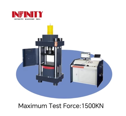 Máy thử nghiệm nén toàn bộ kỹ thuật số vòng kín Micro Electro Hydraulic Servo cho tải trọng và bảo trì cùng mức