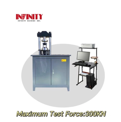 Hiển thị đường cong thử nghiệm thời gian thực Bảo vệ đột quỵ Micro Electro Hydraulic Servo Compression với thông tin nhập mẫu