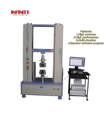 Máy thử kéo phổ quát được điều khiển bằng máy chủ 100KN chính xác cao cho thử nghiệm chu kỳ vật liệu