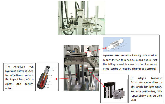 IEC 60068-2-31/32 Máy thử thả theo hướng cho thiết bị di động Điện thoại thông minh Máy tính bảng Máy tính xách tay