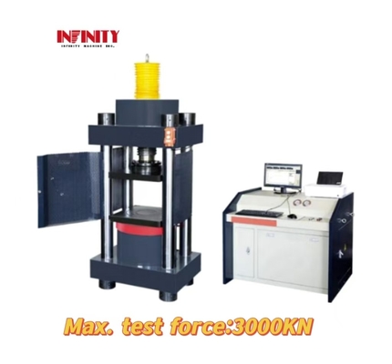 Máy thử nghiệm nén máy tính 3000KN cho các thành phần kim loại