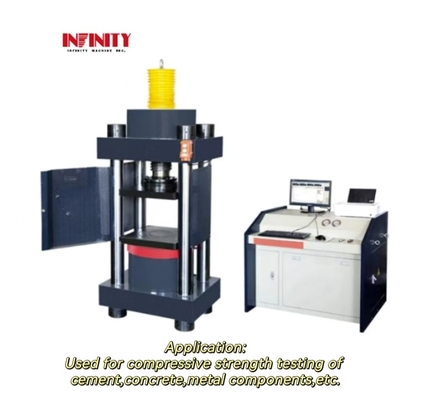 Trọng lượng tối đa 3000KN Máy thử nghiệm nén Micro Electro Hydraulic Servo bốn cột