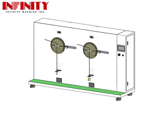 Máy kiểm tra xoay dây sang trái và sang phải ISO 19642-2:2023 Máy kiểm tra mỏi uốn cáp cho dây điện xe