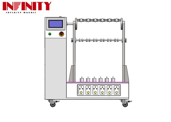 Máy thử uốn cáp linh hoạt tiêu chuẩn IEC 60884-1:2022 với góc uốn có thể điều chỉnh 1 ~ 180°