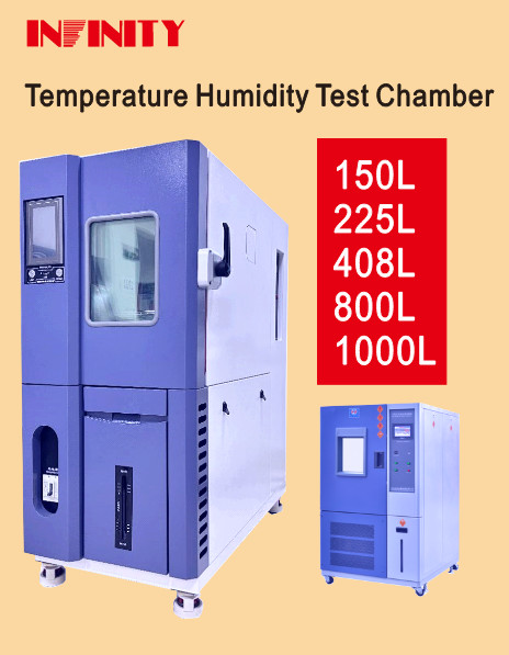 Phòng thử độ ẩm nhiệt độ cố định có thể lập trình được làm mát bằng không khí Độ nhiệt độ đồng nhất  2.0C