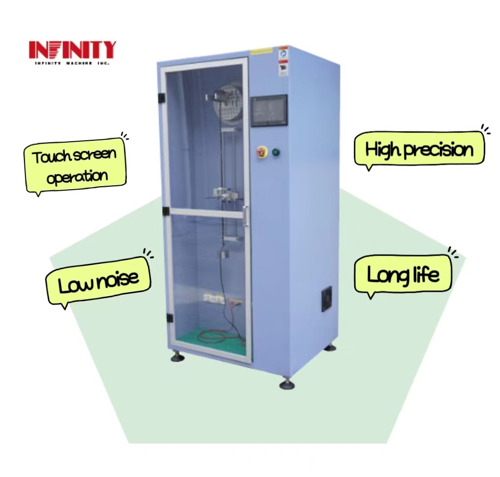 Tốc độ thử nghiệm 1-60 lần/phút Máy kiểm tra tuổi thọ của dây xoay với màn hình chỉ số cúi