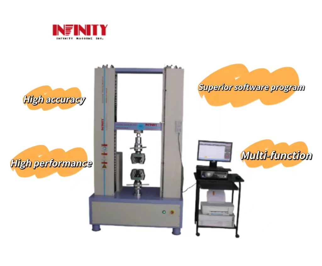 Máy thử kéo phổ quát được điều khiển bằng servo 3 PHASE với tính năng quay lại tự động và đơn vị Mpa