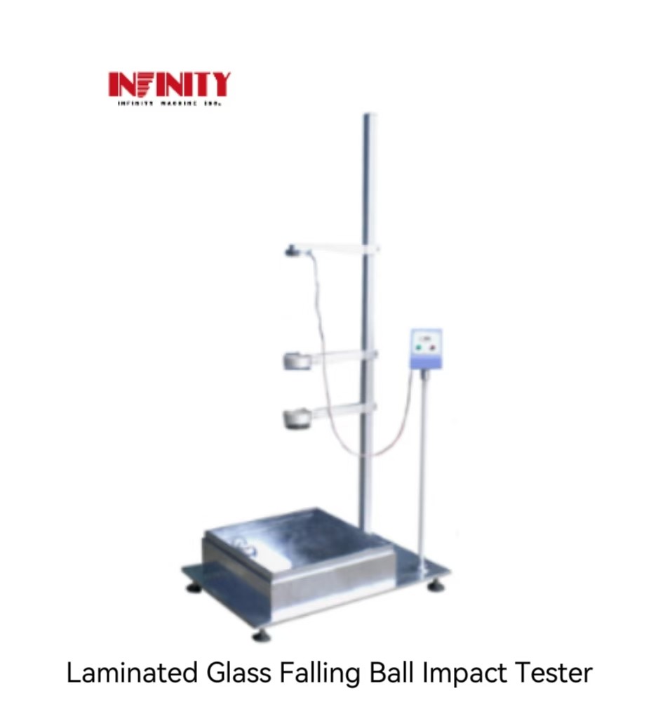 Máy kiểm tra va chạm quả bóng rơi thủy tinh laminated ISO/ DIS12542 1 12543-6 1997 AS/ NZS2208 1996 GB/ T9962-1999
