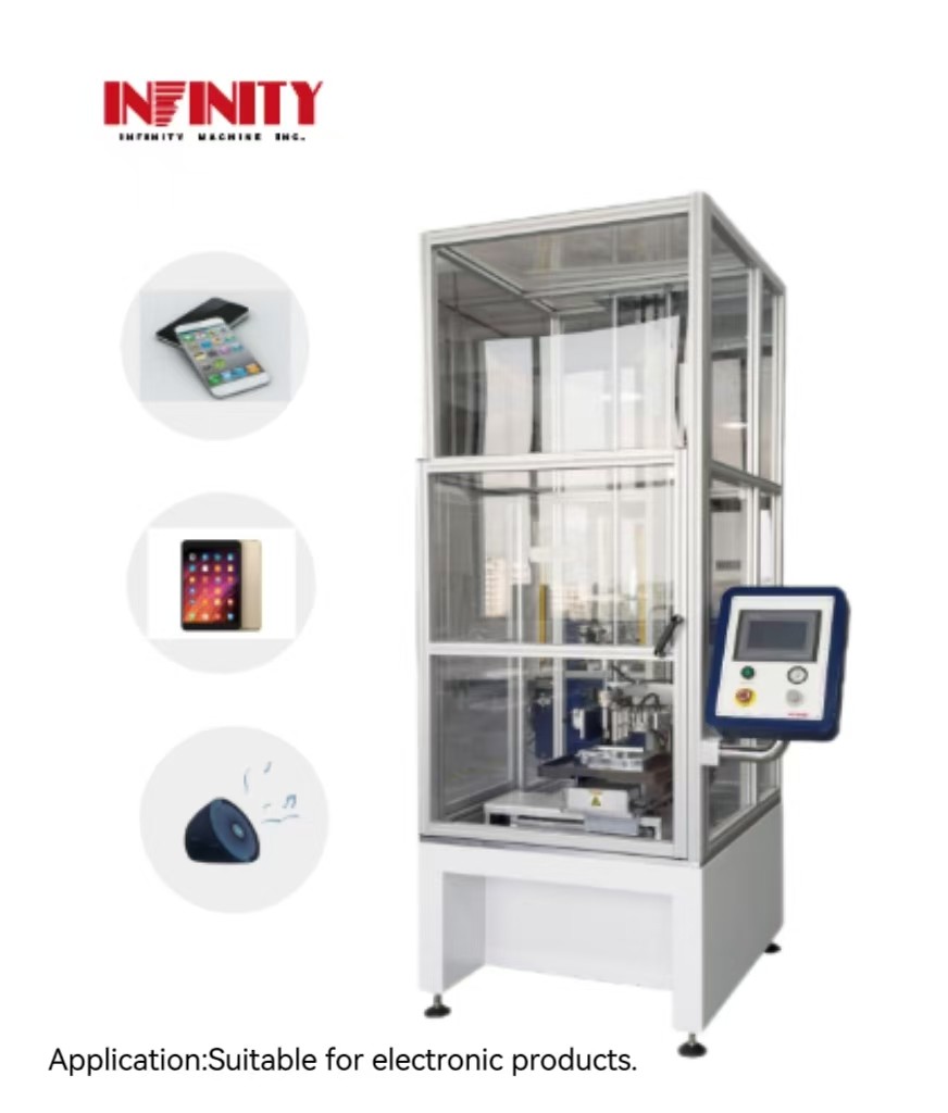 Máy kiểm tra va đập rơi bi tự động bằng kính màn hình cảm ứng 3 trục 1.5m 2m 3 trục