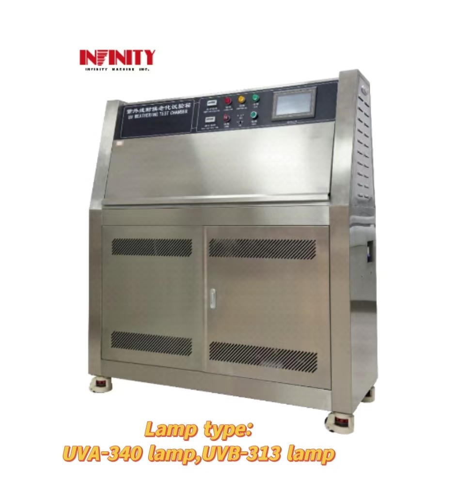 Chu kỳ thử nghiệm tự động Phòng khí hậu lão hóa tia cực tím được sử dụng để kiểm tra hiệu suất vật liệu