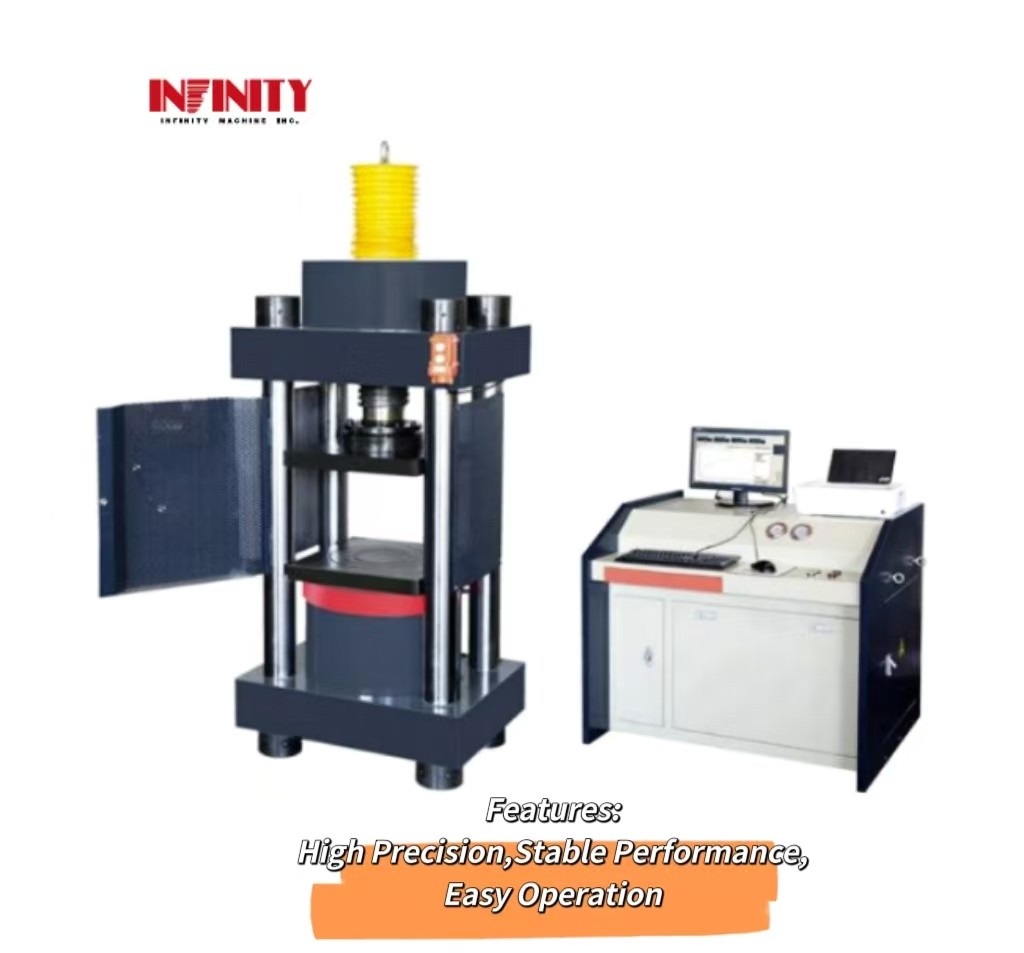 Trọng lượng tối đa 3000KN Máy thử nghiệm nén Micro Electro Hydraulic Servo bốn cột