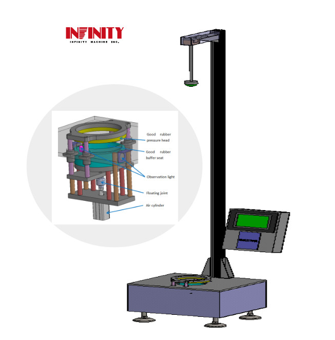 Máy kiểm tra tác động của màn hình cảm ứng LCD HMI 7 inch cho phim nhựa