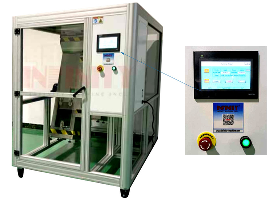 GB / T2324.8 Bảng điều khiển cảm ứng Tumble Tester để kiểm tra thả lăn
