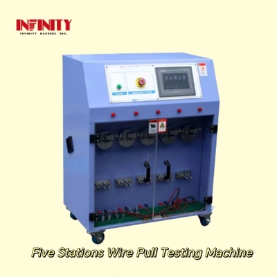 Phạm vi góc thử nghiệm 0 ~ ± 180 ° Máy thử nghiệm kháng uốn cong của sợi sợi năm trạm