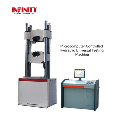 Phòng thí nghiệm 600KN Thử nghiệm kéo Máy thử nghiệm toàn cầu thủy lực được điều khiển vi mô cho kim loại